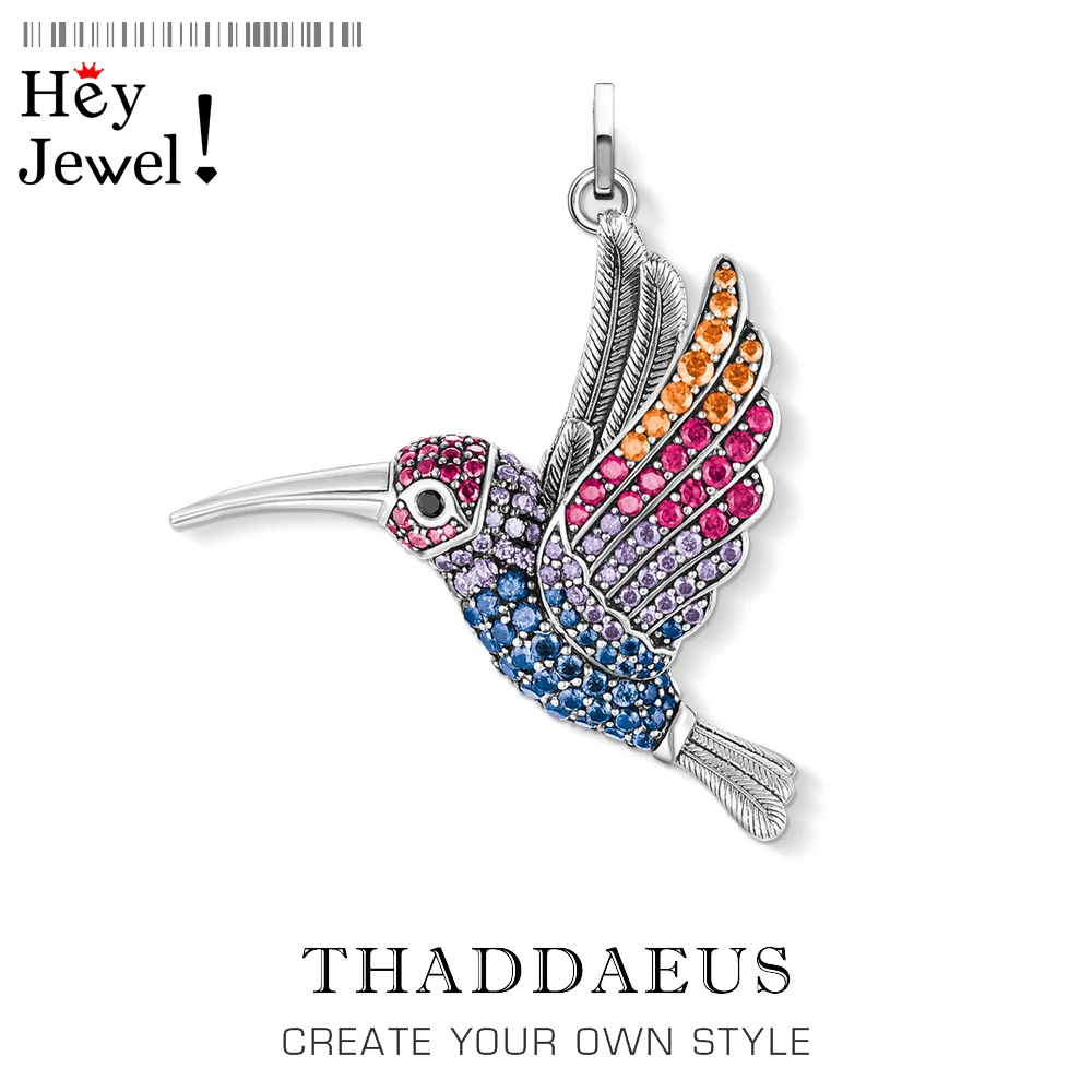 

Pendant Colourful Hummingbird,2020 Brand New Cute Fashion Jewelry Europe Bijoux Lightness Gift For Woman