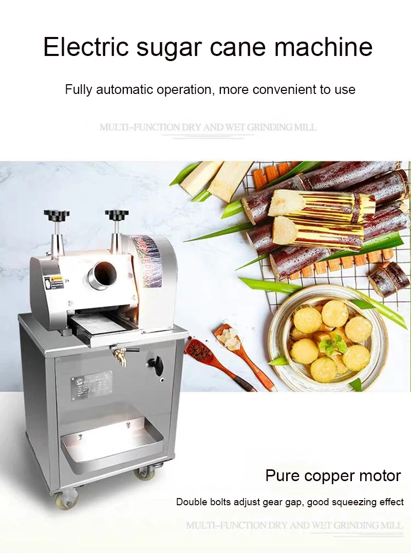 

Hot sale stainless steel electric sugarcane juicer sugarcane juicer sugarcane juicer commercial juicer