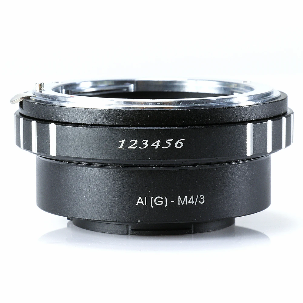 AI(G)-M4/3 Lens Adapter Ring for Nikon F Lens to Micro 4/3 M4/3 Four Third Camera Mount for G1 G2 G3 G6 G10 GH1 GH2 GF1 GF2