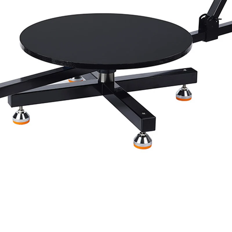 360 ° girando em torno da mesa de tiro com uma carga de 150kg de exibição de mesa de tiro rack trilho deslizante rotativo equipamento de tiro