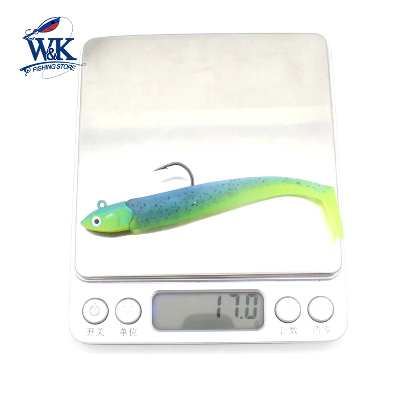 Señuelo suave Jig Head PVC colorido – Kit para pesca en barco - imagen 3