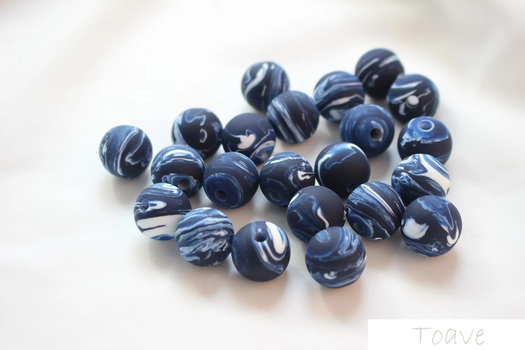 Resin round straight hole imitation earth beads diy necklace earring material accessories