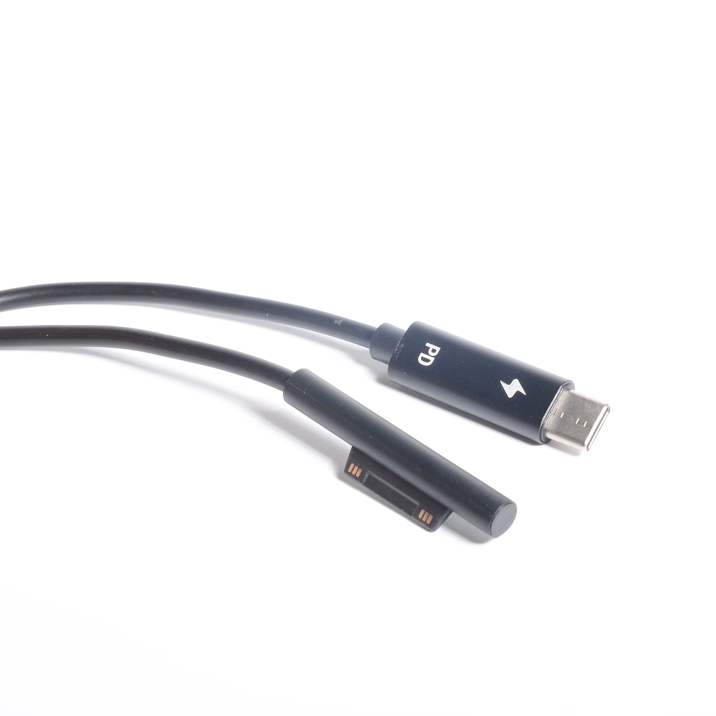 Chargeur d'alimentation USB C Type C, adaptateur 15V 3A, câble de charge PD rette pour Microsoft Surface Pro 6 / 5 / 4 / 3 Ple2 Pro5/Pro4