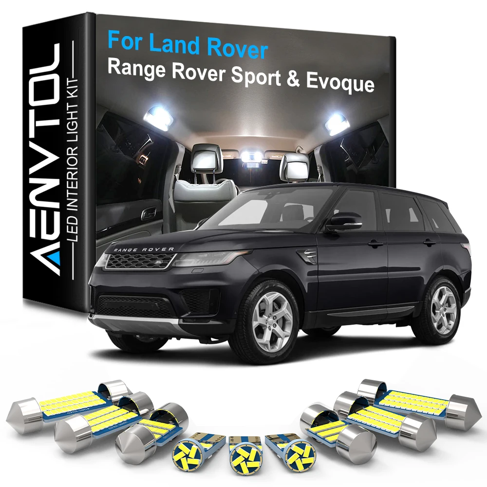 AENVTOL Canbus For Land Rover Range Rover Sport L320 L494 Evoque 2005 2007 2009 2010 2013 2020 2021 Accessories Indoor Light LED