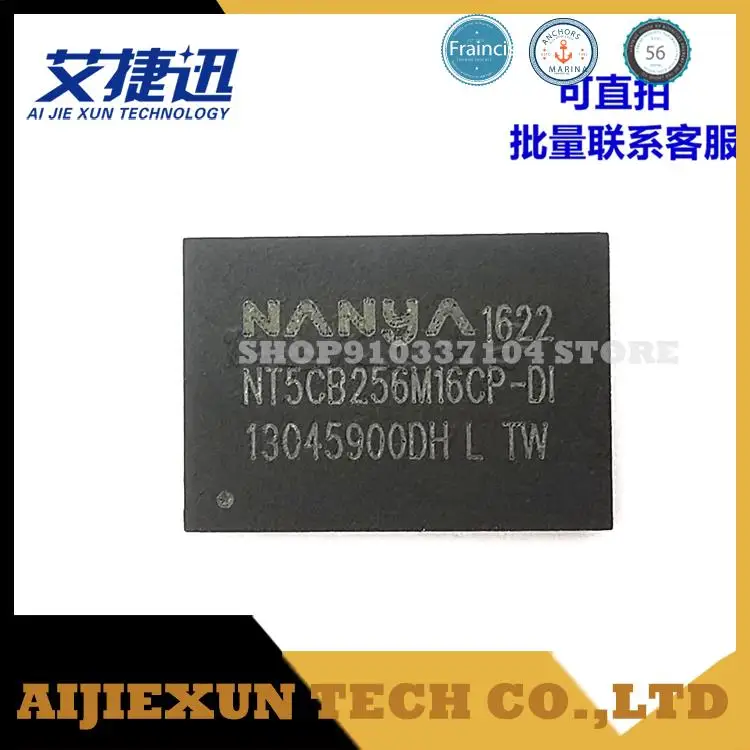 

2pcs/lot NT5CB256M16CP-DI NT5CB256M16CP-D1 256M*16 DDR3 Memory IC CHIPS NEW AND ORIGIANL