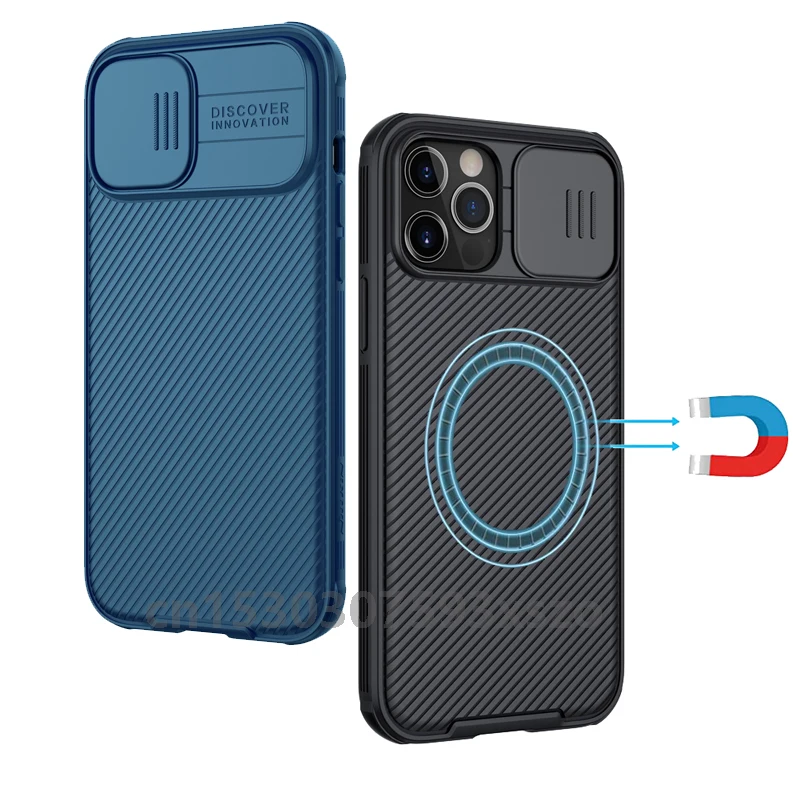 Top Sale For iPhone 12 / Pro Max  Nillkin Slide Cover Protect Camera Magnetic Case Privacy Back Cover