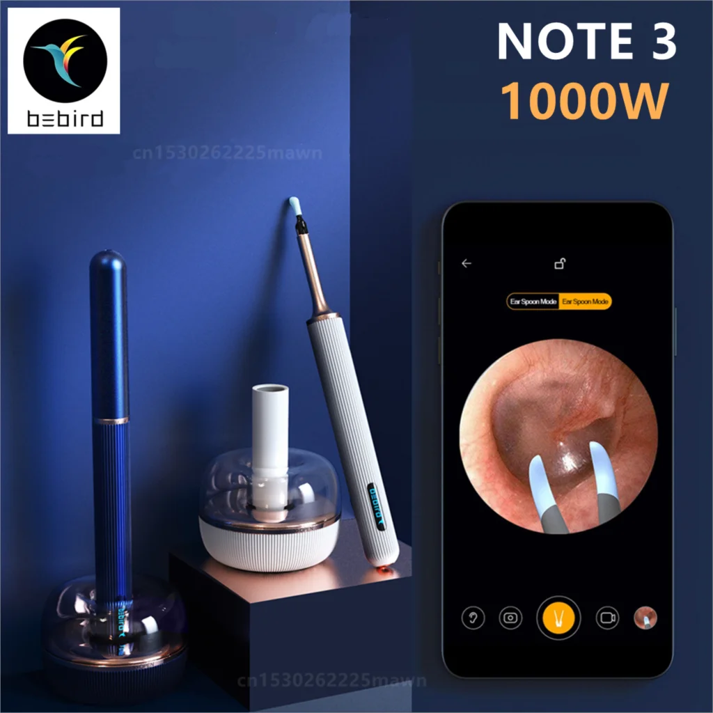 

Bebird NOTE3 Wireless Visual Ear Cleaner Stick Wax Picker 1000W Precision Endoscope Mini Camera Health Care Tweezers Otoscope