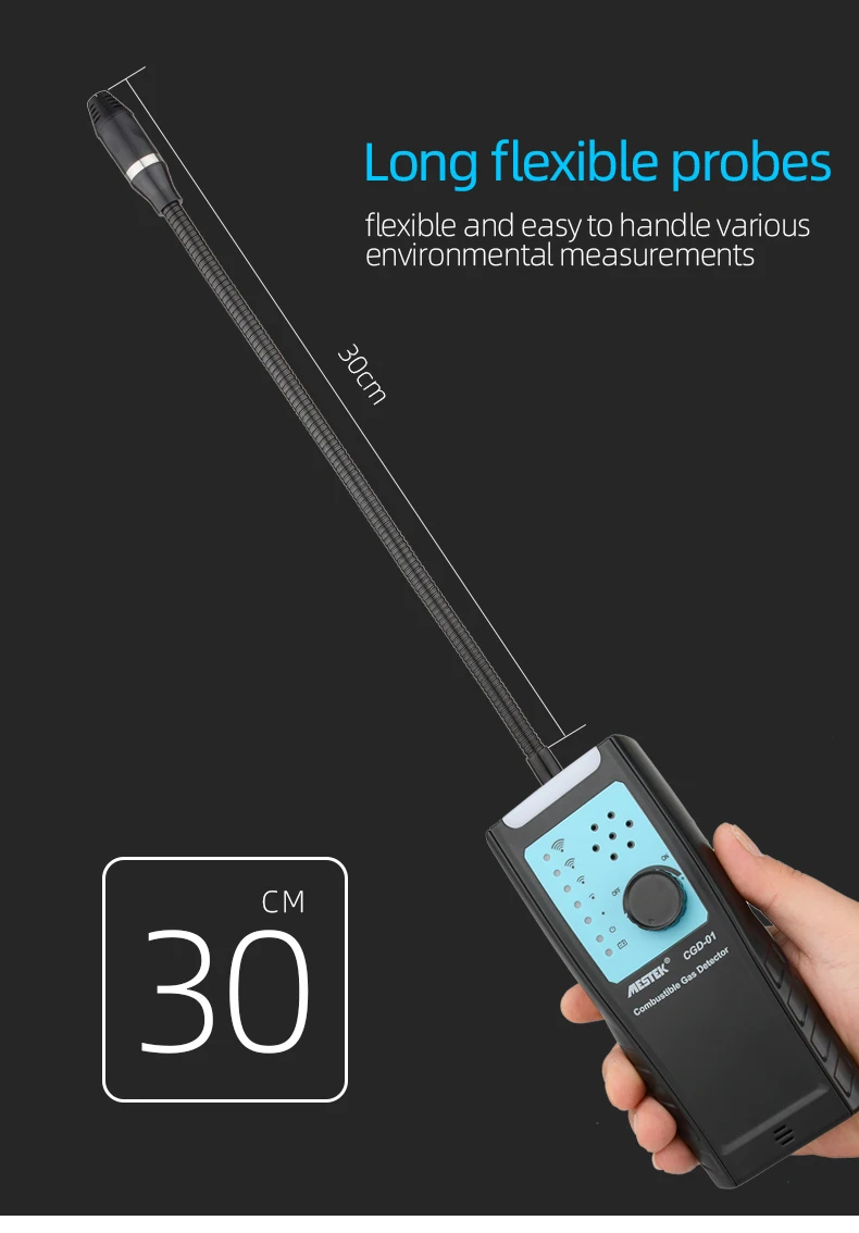 Luchtkwaliteit Monitor Gasdetector Handheld Mini Brandbaar Gas Sensor Analyzer Gevaarlijk Gaslek CGD01/CGD02