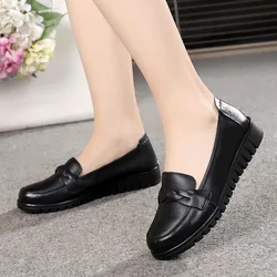 2021 New Women'S Flat Shoes Spring Ladies Genuine Leather Casual Shoes For Female Fashion Woman Sneakers 35 36 37 38 39 40 41