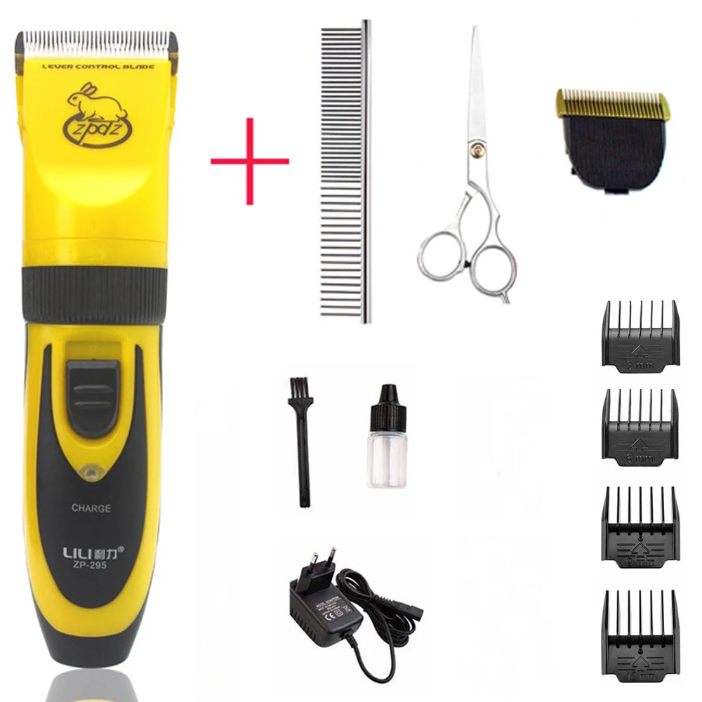 Professional LILI 295 Pet Dog Hair Trimmer Scissors 35W Dog Cat Hair Shaver Powerful Horse Grooming Cutting Machine