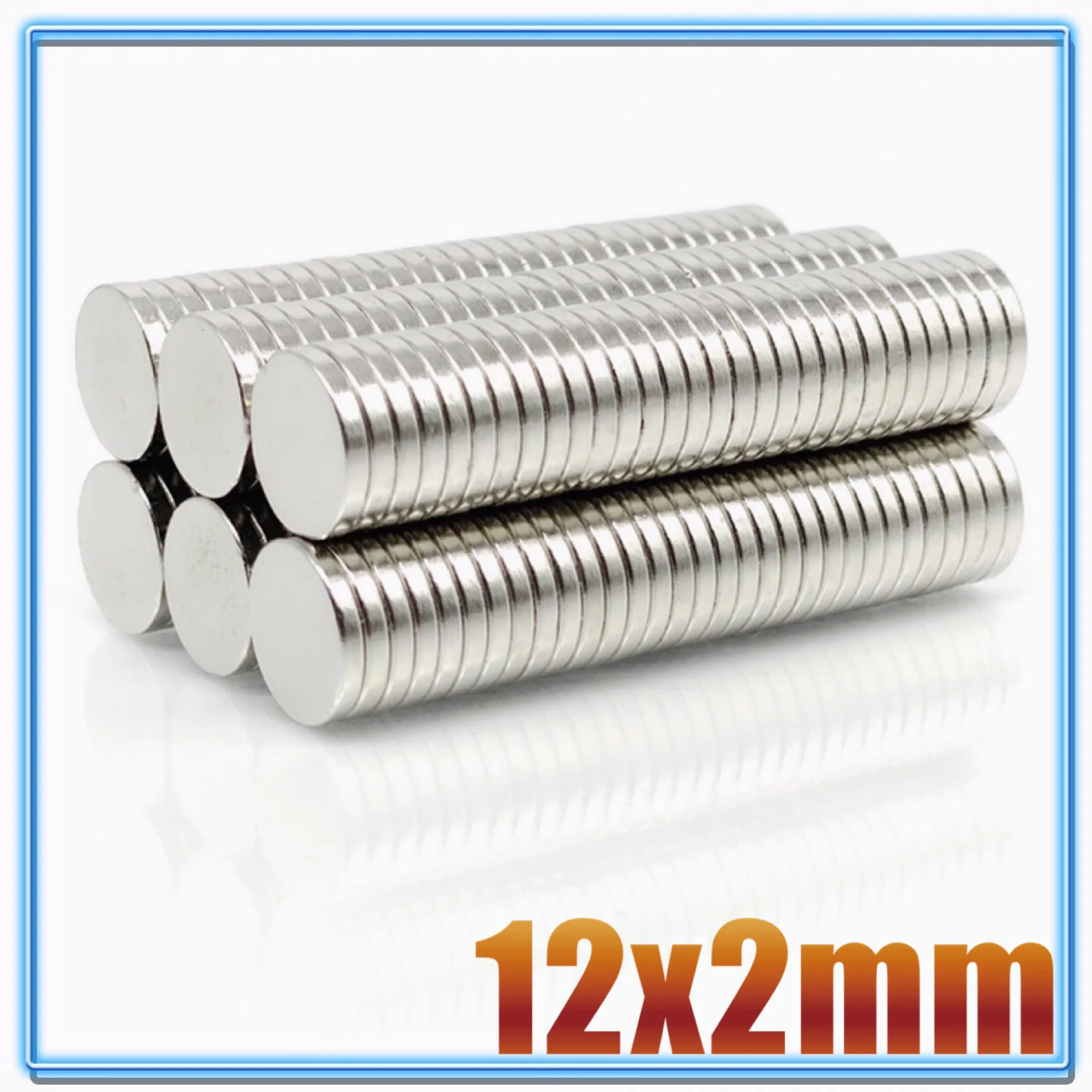 10-500Pcs 12x2 Neodymium Magnet 12mm x 2mm N35 NdFeB Round Super Powerful Strong Permanent Magnetic imanes Disc 30x30