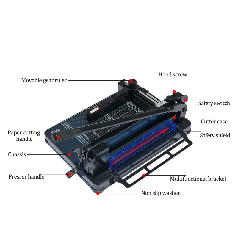 Máquina de corte Manual de papel, herramientas para oficina y hogar, 858A3