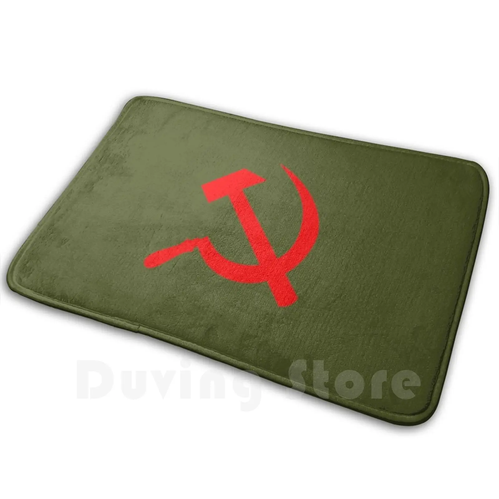 Hammer And Sickle Mat Rug Carpet Anti-Slip Floor Mats Bedroom Funny Soviet Russian Communism Senator Joseph Mccarthy Socialism