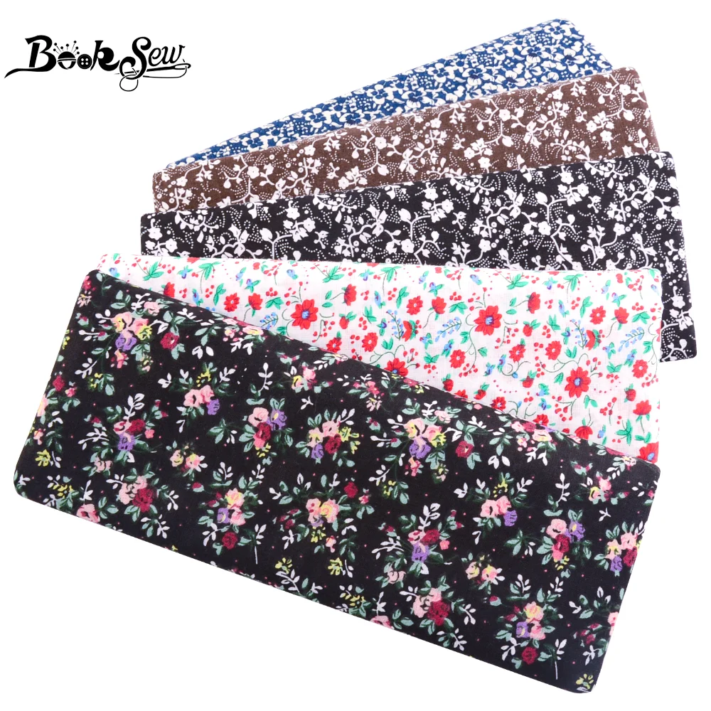 

Новое поступление, темно-зеленое платье с цветочным рисунком для шитья Tecido, 100% хлопковая ткань, домашний текстиль, лоскутное украшение для с...