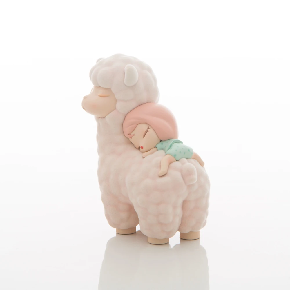 Kemelife sheep Lazy Afternoon doll animal action figures desk car decoration girl gift birthday art toys artist design