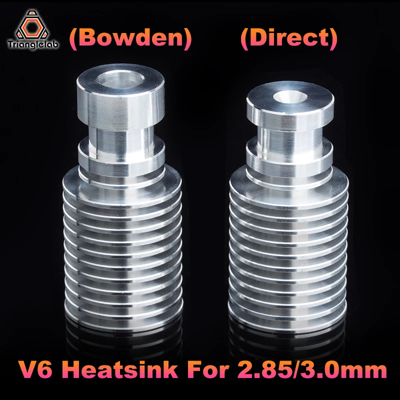 TriangleLab 3.0 V6 HeatSink For V6 Hotend 2.85/3.0MM Direct & Bowden For Feeding 3D Printer Tatan Extruder Oribiter