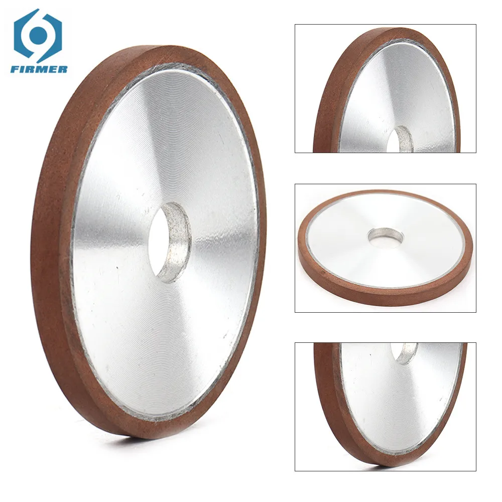 100mm Diamond Grinding Wheel 4 Inch Parallel Grinder Disc For Carbide Tungsten Steel Milling Cutter 20mm Hole Grit 80-400