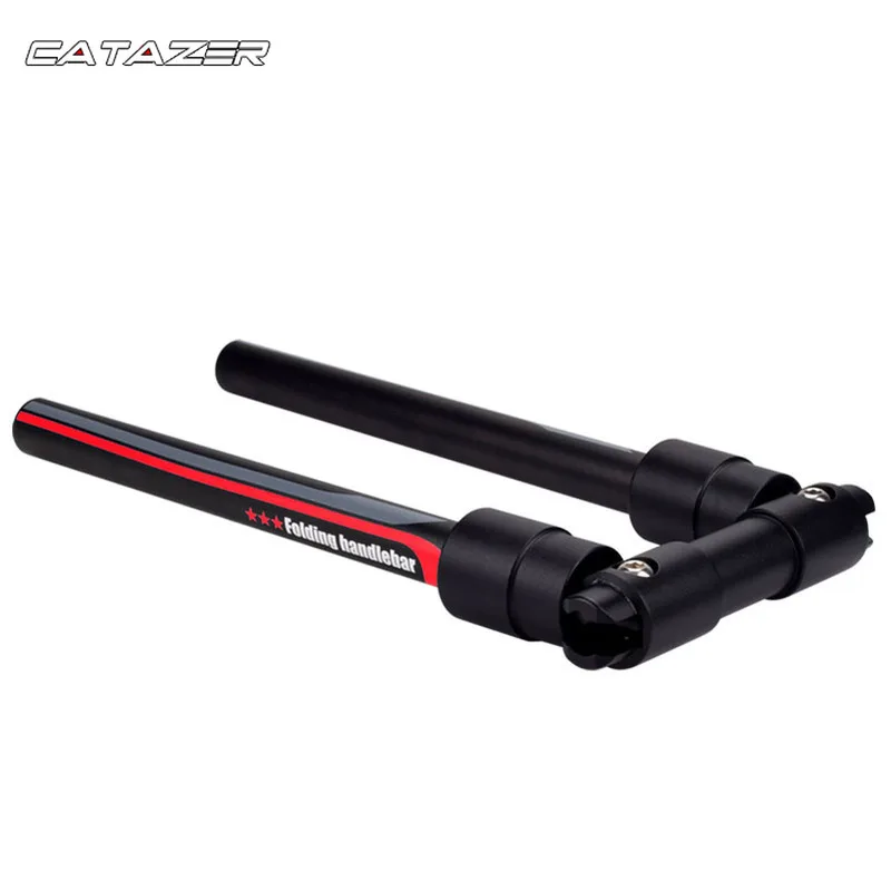 Bicycle Aluminum Alloy Folding Handlebar diameter31.8/25.4mm Quick Release Electric Scooter MTB Horizontal Handlebar