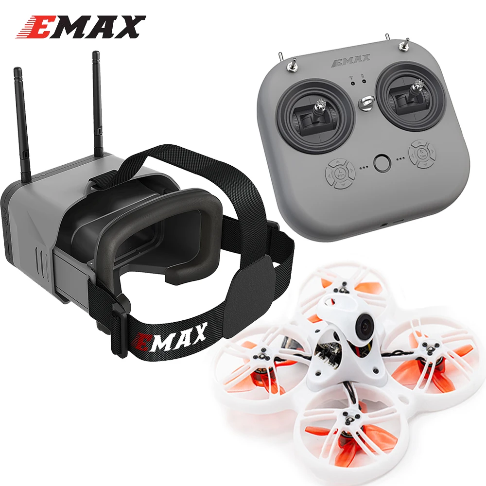 Zestaw Emax Tinyhawk III 3 RTF FPV Racing Drone F4 5A 15000KV RunCam Nano 4 25-100-200mw VTX 1S-2S FrSky D8 RC samolot QuadcopterE