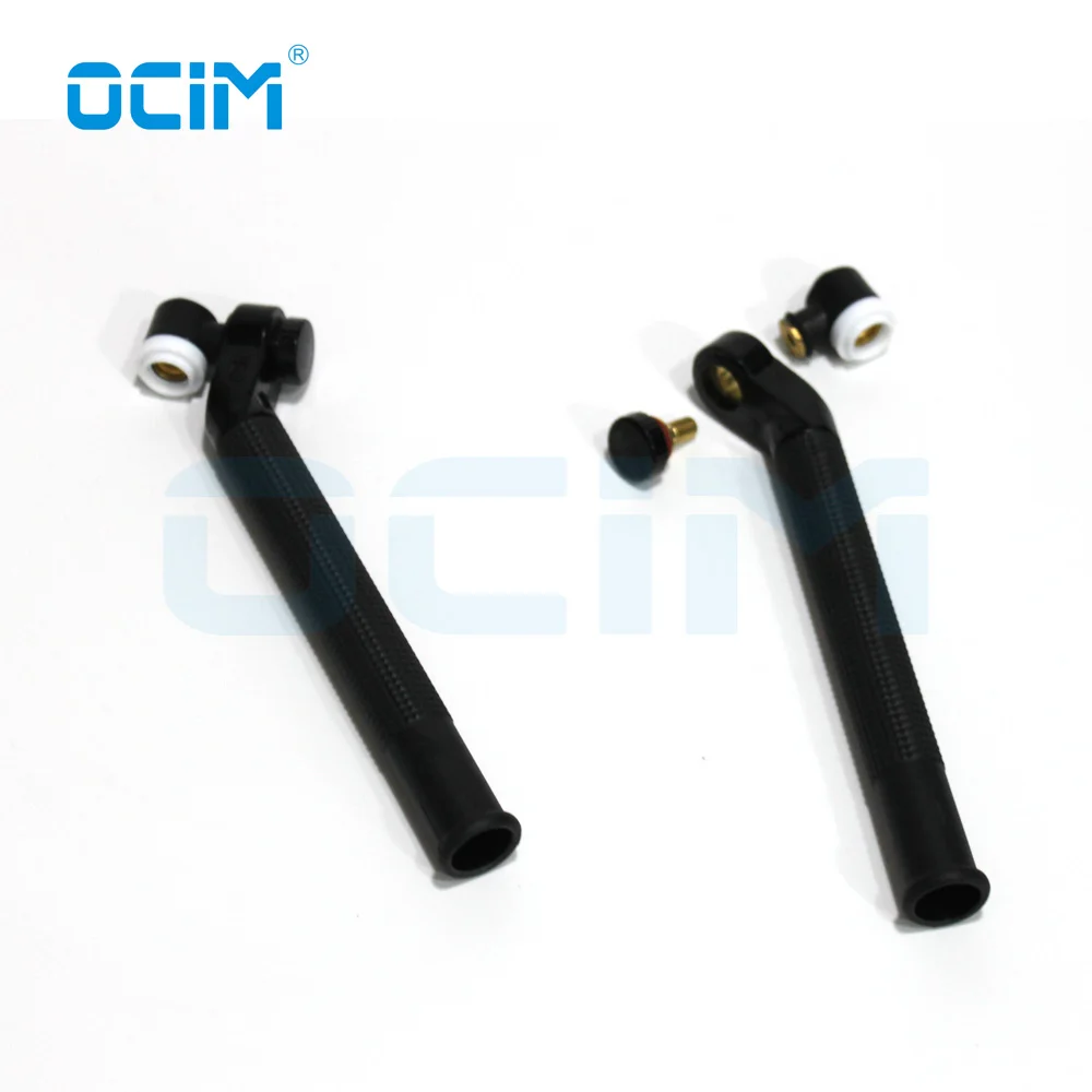 Black Tig Welding Head Swivel Neck  TIG Air Cooled For WP9 Torch