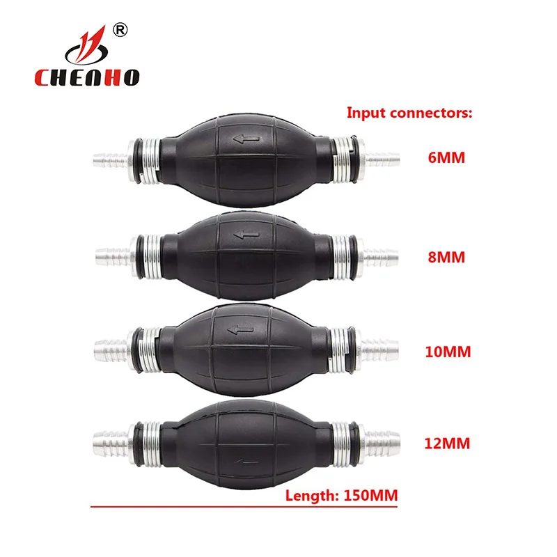

Ручной топливный насос, резиновая алюминиевая праймерная лампа для дизельного топлива, бензинового двигателя, лодки, подвесного хода, 6 мм/8 мм/10 мм/12 мм