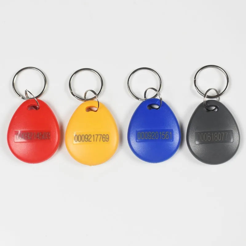 10 Pçs/lote 125 Khz TK4100 RFID Proximidade EM ID EM4100 Cartão Token Tags Chave Keyfobs para Controle de Acesso Comparecimento do Tempo