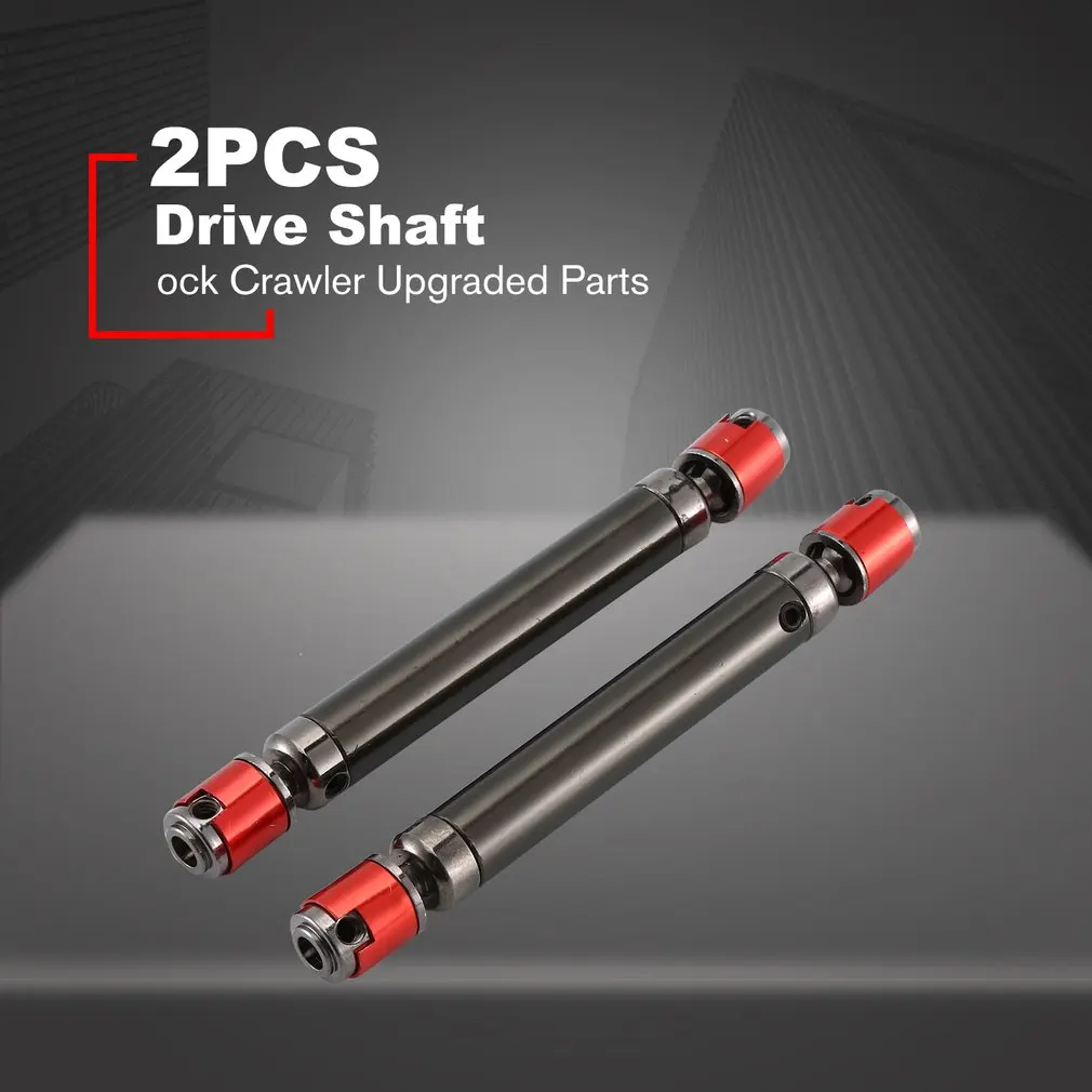 

2PCS Metal CVD Drive Shaft 110-150mm for 1/10 RC Rock Crawler Axial SCX GMADE RC4WD TRX-4 Rock Crawler Upgraded Parts Accessorie