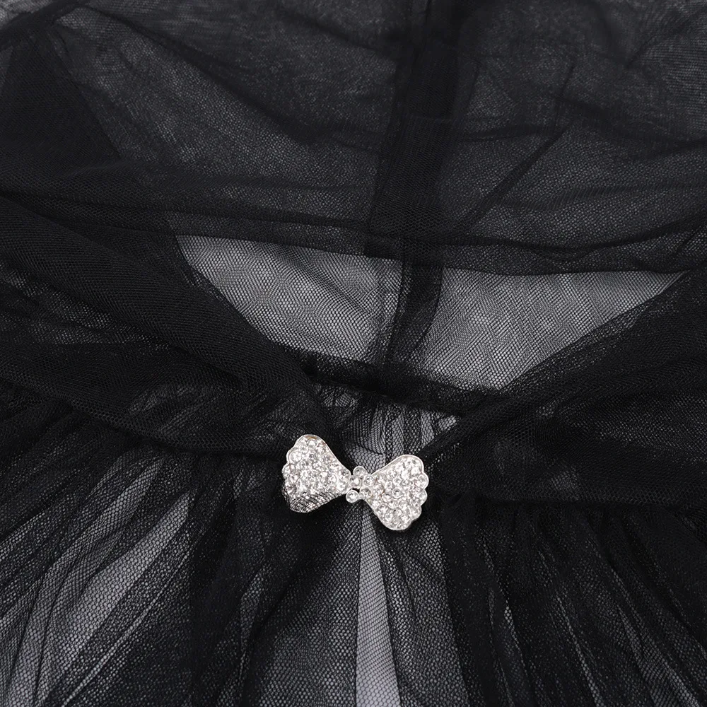 White Iovry Black Red Wedding Cloak Wrap Cape Bridal Shawl Long Bridal Coat Women Cape 220CM