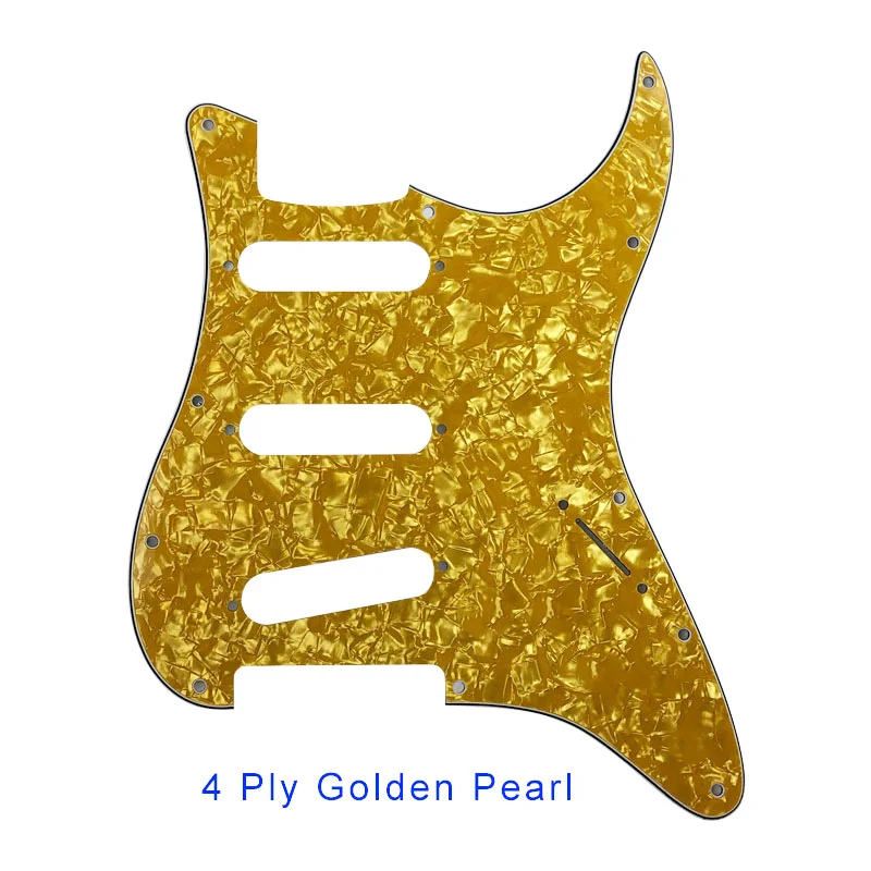 Pleroo Guitar Parts For ST Pickups  With Three Reverse-Mounted American Vintage ‘65 Single-Coil Strat Pickups No Control Hole