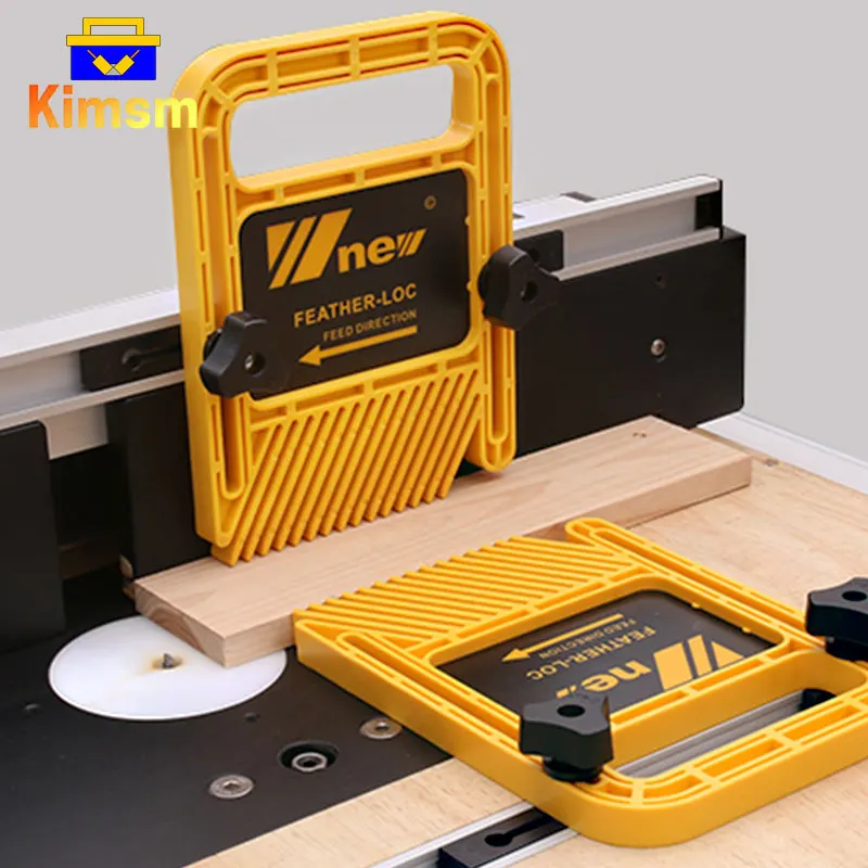 2PC Extended Multifunction Feather Board For Woodworking Flip Saw Operation Table Engraving Machine Wooden Block Slide Slot Tool