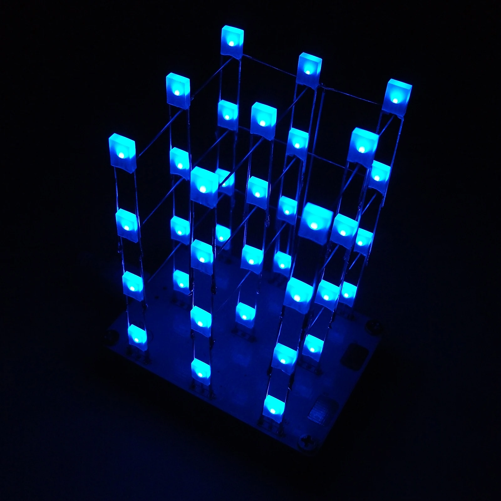 DIY Electronic Kit Touch Control colorful Cube 3x3x4 Multicolour LED Light Cubes Diy SMD Training Kits