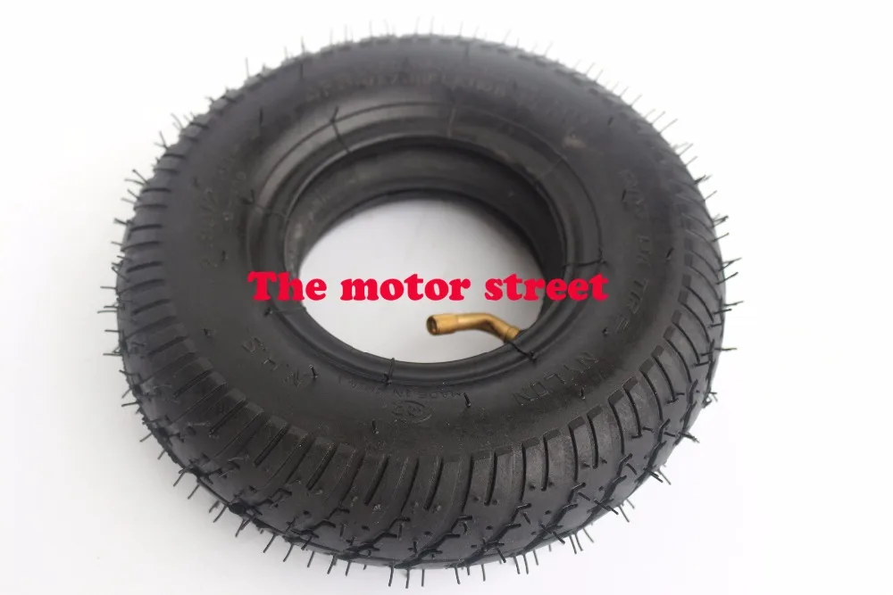 outer tyre ATV 2.80/ 2.50-4 Tire + Inner TUBE Bent Valve Gas Electric Scooter Bike 2.80/2.50-4