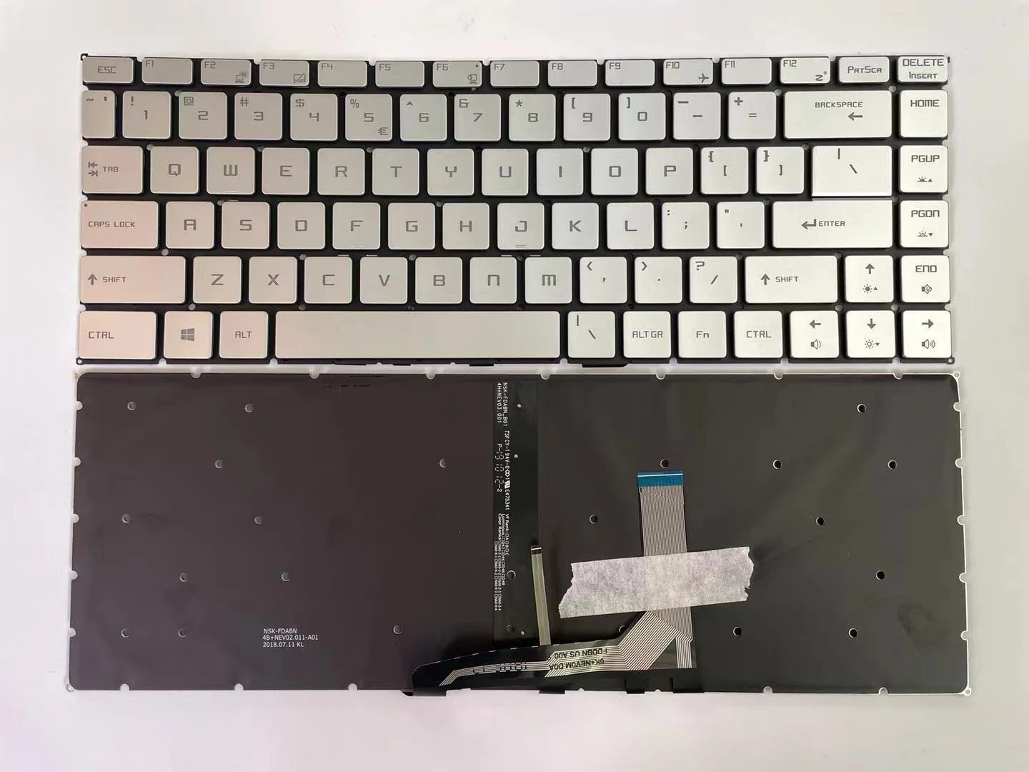 Imagem -04 - Eua Novo Teclado para Mechrevo s1 mr S1pro01 02 03 04 Teclado do Portátil