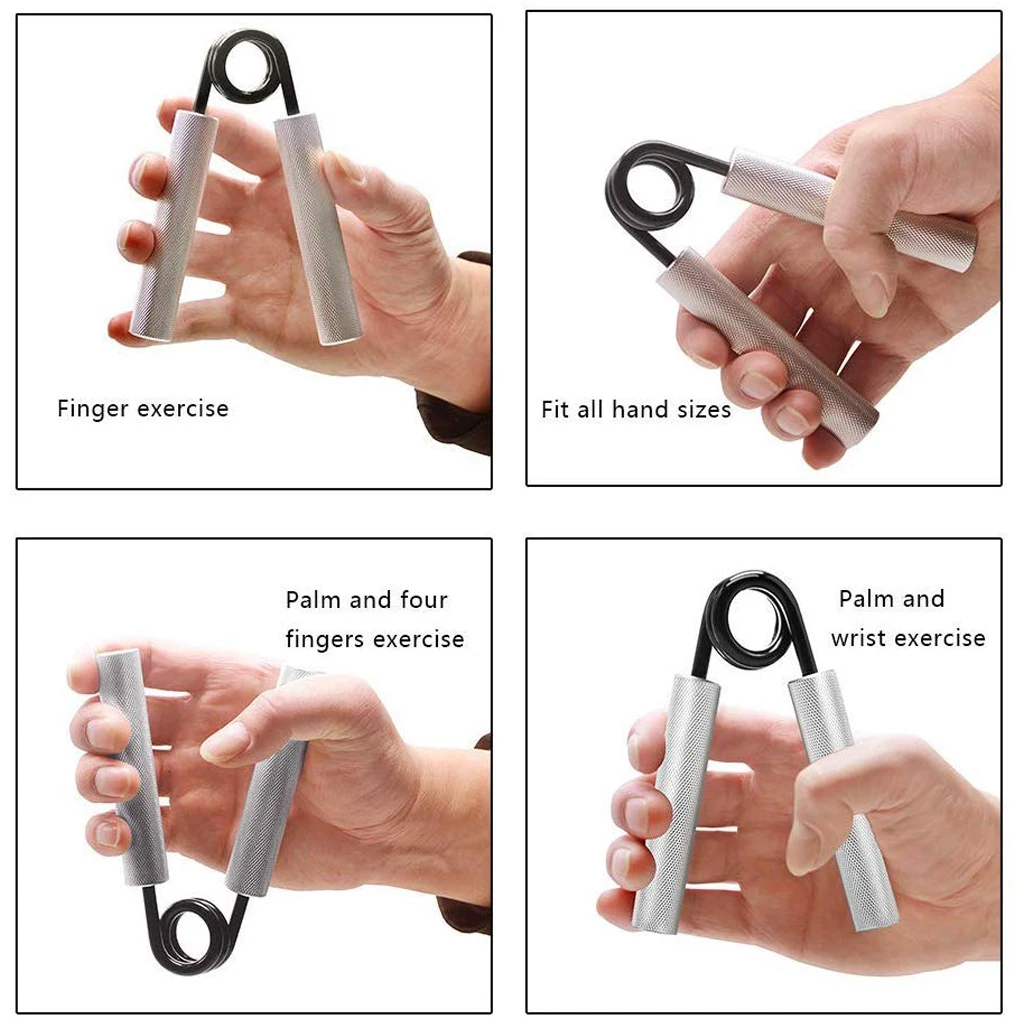 WorthWhile 100-300LBS Gym Fitness Hand Grip Men Adjustable Finger Heavy Exerciser Strength Muscle Recovery Gripper Trainer