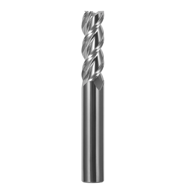 Cortador acrílico de alumínio do moinho de extremidade do carboneto da flauta hrc55 3 ferramentas de trituração do cnc de endmills cobre de madeira 4 2 3 1mm 6mm 8mm cortador de trituração