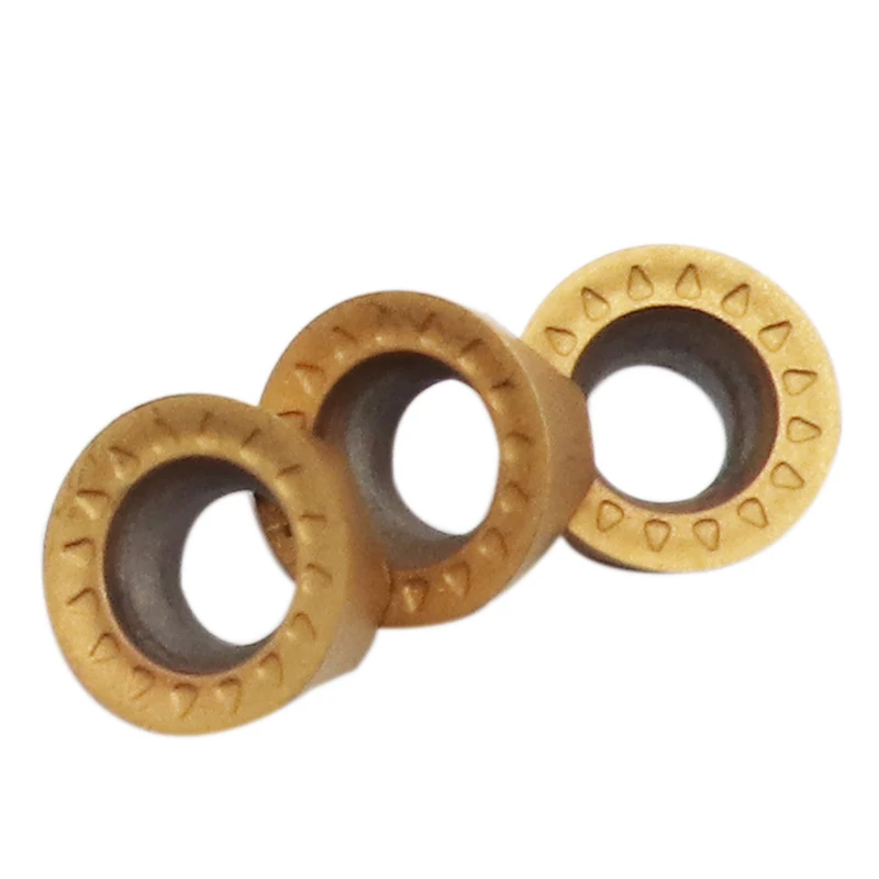 RPMT10T3MOE UE6020 50 قطعة كربيد إدراج RPMT طحن شفرة التصنيع باستخدام الحاسب الآلي الميكانيكية مخرطة المعادن تحول أداة القاطع آلة القطع