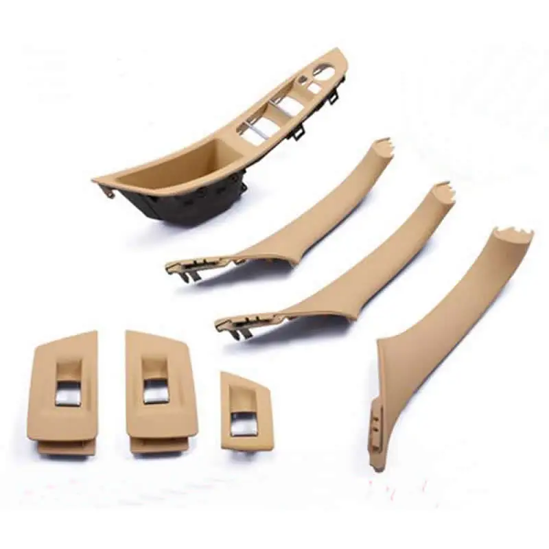 6 optional color ABS+PC material durable plastic part of interior door handles for BMW 5 series F10 Left hand driving