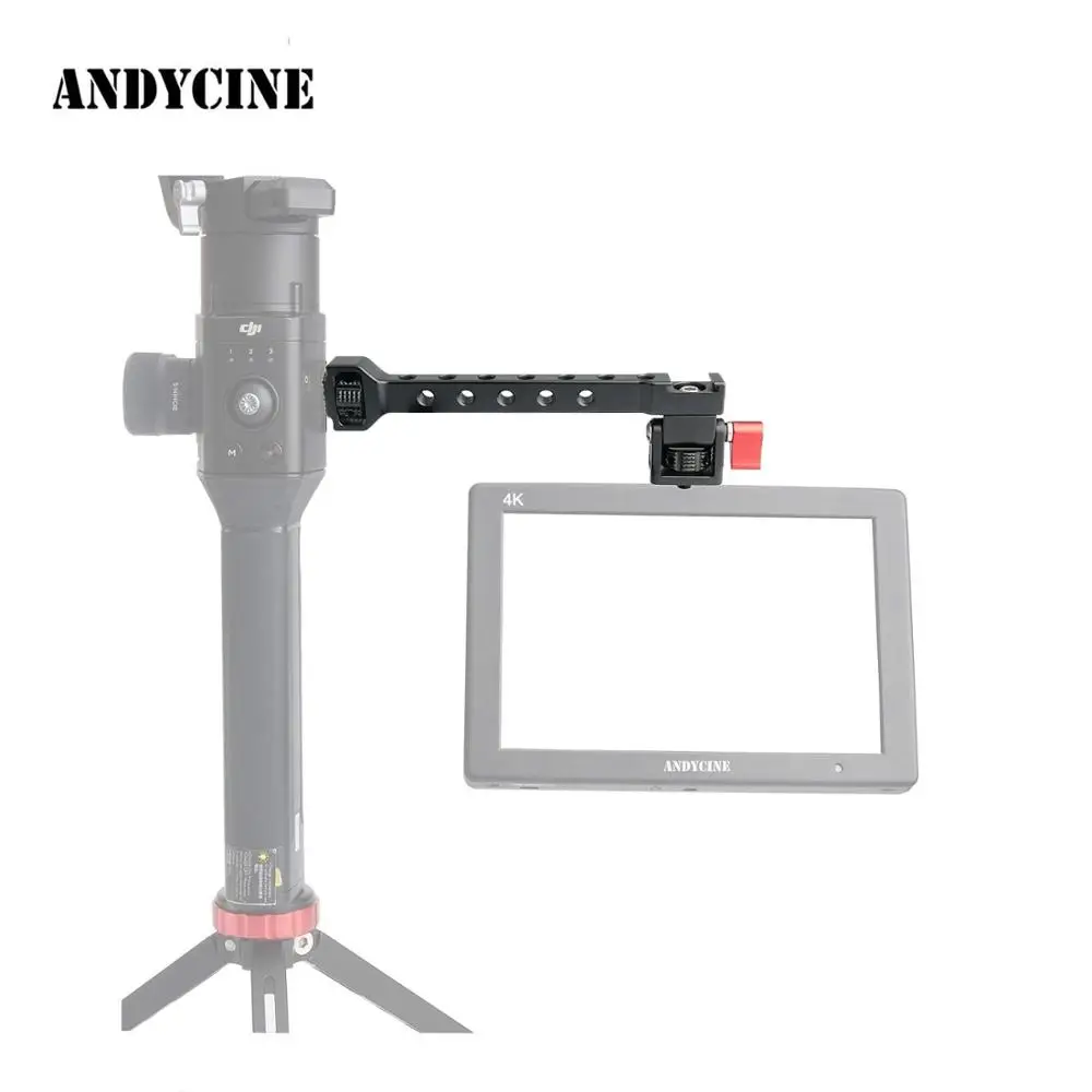 

ANDYCINE Adjustable Monitor Mount 180 Degrees Rotation Extension Plate Bracket Magic Arm, for DJI Ronin-S/SC, Crane 3 /WEEBILL