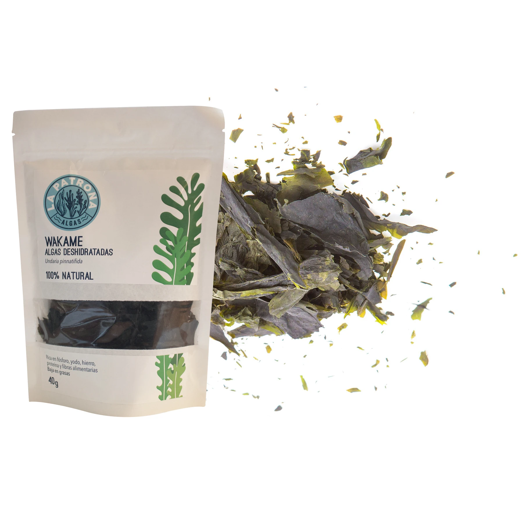 Seaweed Wakame dried 40G ECO-pick up handmade-Galicia Calidade-the patron saint