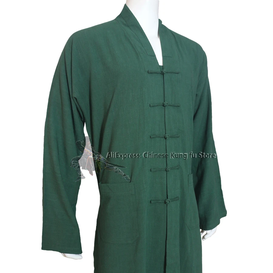 Buddhist Monk Robe Shaolin Kung fu Uniform Tai chi Suit Wushu Martial arts Wing Chun Clothes