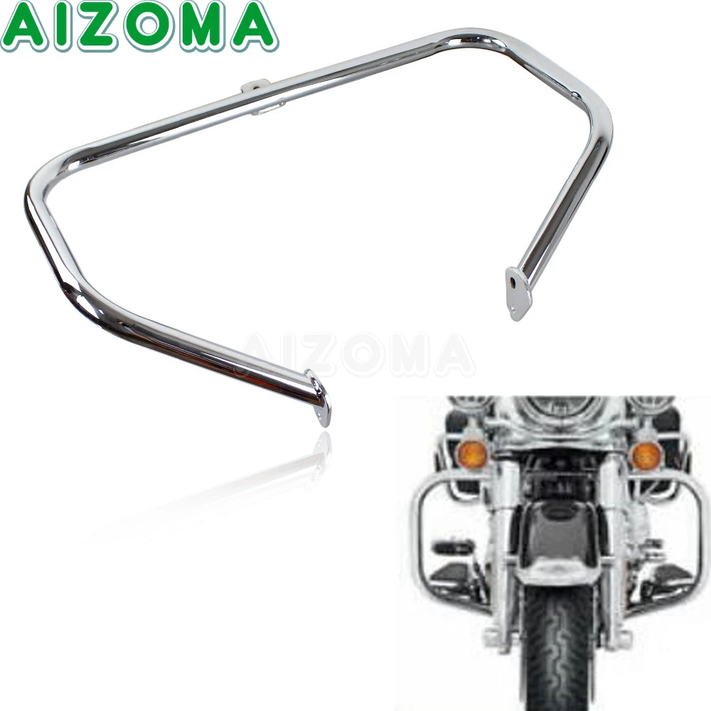 

For Harley Touring Chrome Engine Guard Crash Bars Street Glide FLHX FLHXS Road King FLHR Ultra Limited FLHTK FLHTKL FLHT 1997-08