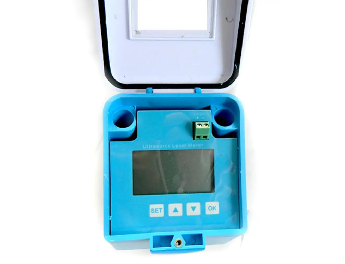 

Ultrasonic Level Transmitter Liquid Oil Fuel Measuring 4-20mA Output Water Tank Level Indicator Ultrasonic Level Sensor Meter