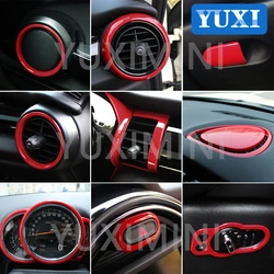 Car Interior Styling ABS Plastic Red Suit Modification Parts For BMW MINI ONE Cooper JCW F54 F55 F56 F57 F60 Countryman CLUBMAN