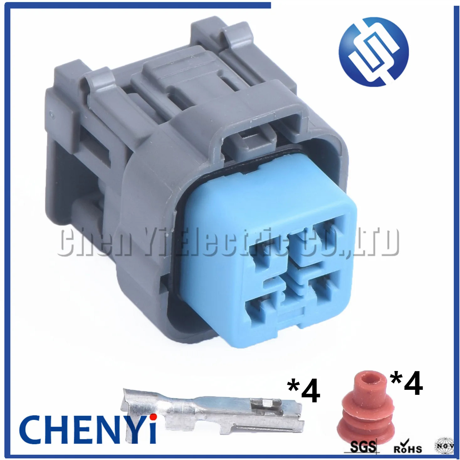 1 set 4 Pin 2.2mm Gasoline Pump Plug Fuel Pump Connector  For Honda Accord Fit CRV Civic Odyssey 6189-6887