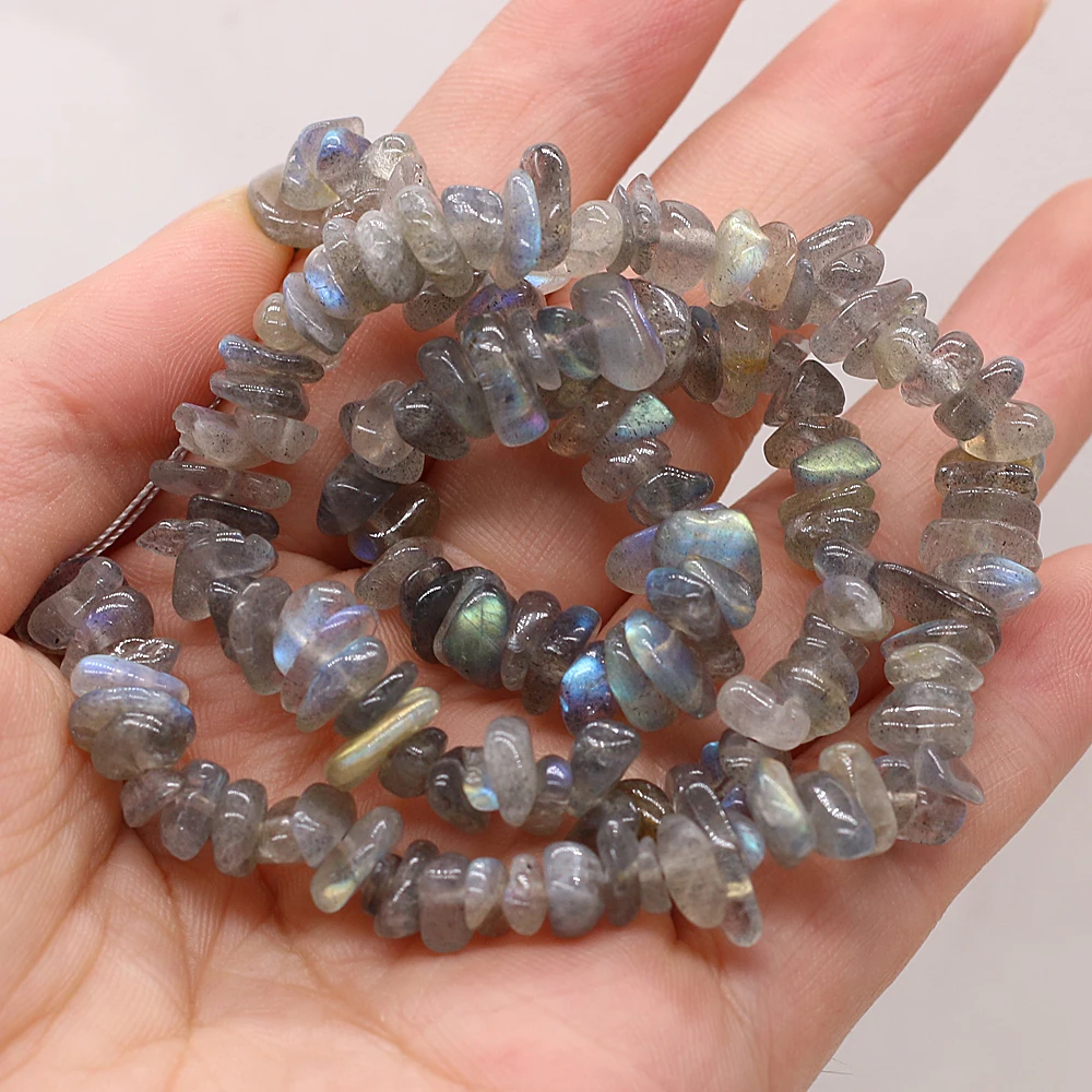 Natural Gem Stone Chips Beads Amethys Irregular Gravel Agates Loose Beads for Jewelry Making DIY Necklace Bracelet Gift 15''