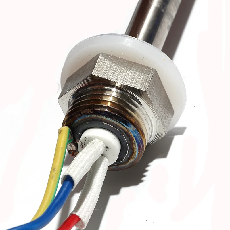 Solar Electric Heating Element Straight type 53CM Tube 25mm 20mm Thread Length AC220V 1500W for Water Heater Tank Part