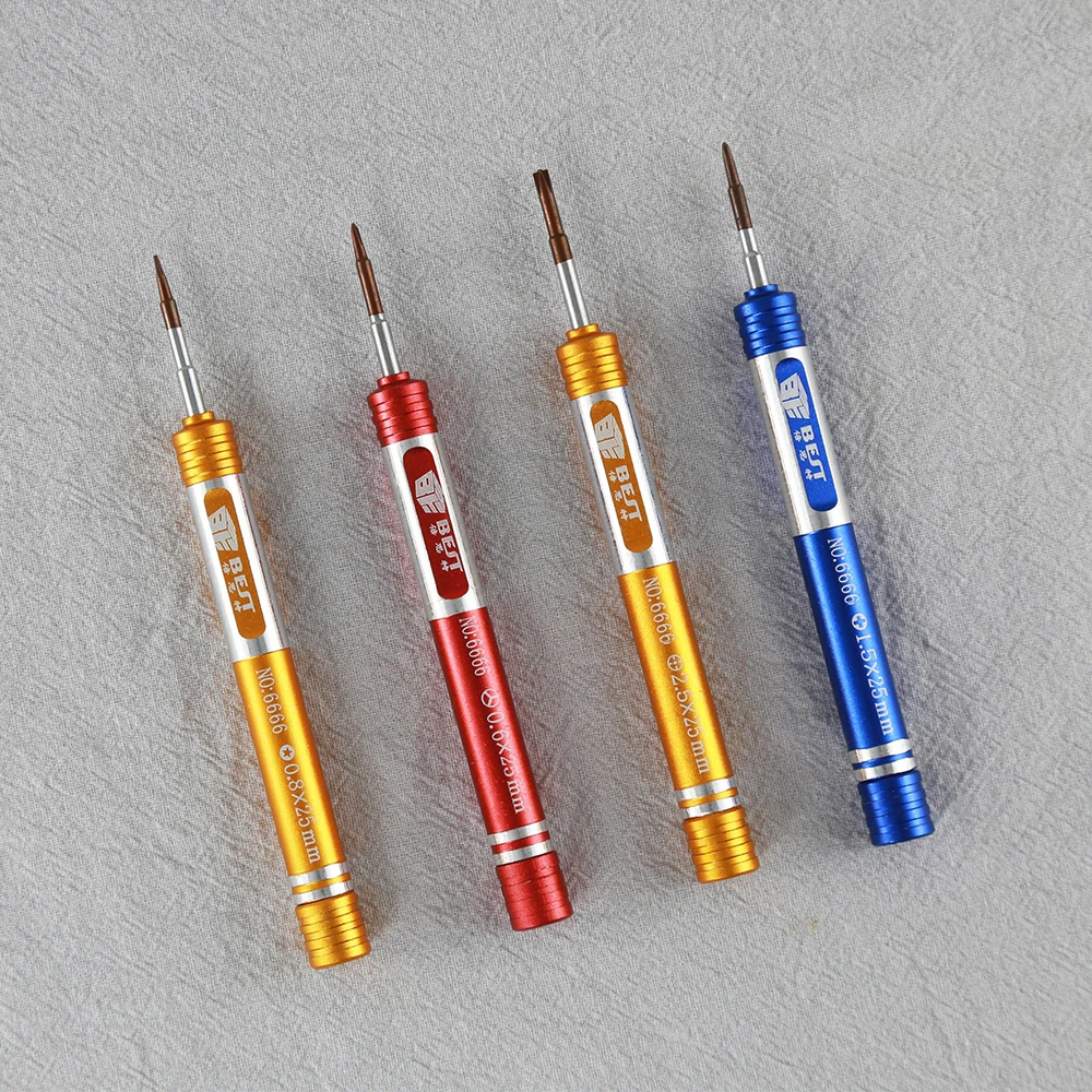 Precision Screwdriver P2 0.8 Pentalobe Y 0.6 Tri Wing 1.5 Phillips 2.5 Cross 2.5 Hexagon for iPhone Samsung xiaomi Repair Tools