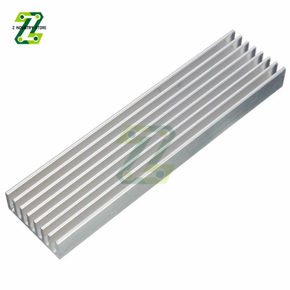 100x25x10 مللي متر المبرد مبادل حراري من الألومنيوم مقذوف بالوعة الحرارة ل LED الإلكترونية تبديد الحرارة التبريد برودة