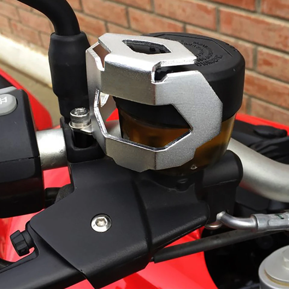 

Motorcycle Accessories Front Brake Pump Fluid Reservoir Guard Protector For BMW F800GS F700GS GS F800 F700 2013-2018