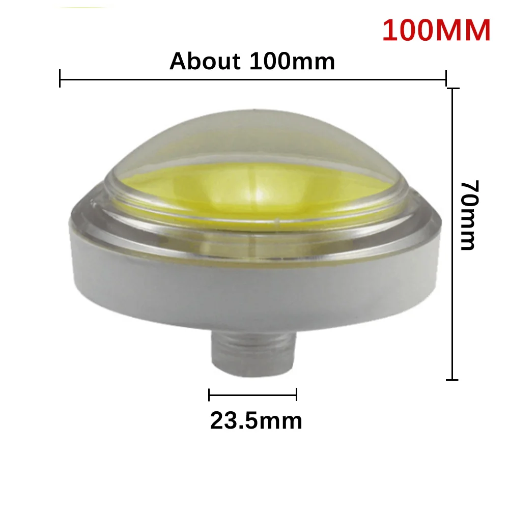 1pcs 100mm arcade led push button Big Round Illuminated with Microswitch reset switch for Pat Music Arcade Machine Pinball